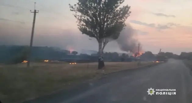 У Національній поліції оприлюднили відео, що демонструє наслідки вчорашньої атаки на Курахове.