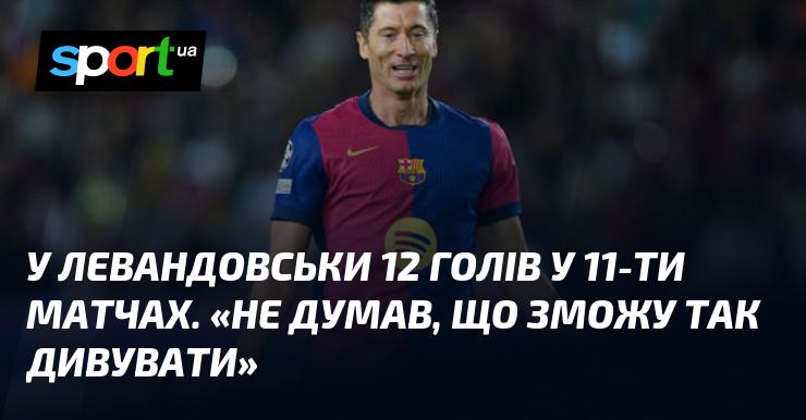 У Левандовського 12 забитих м'ячів за 11 поєдинків. 